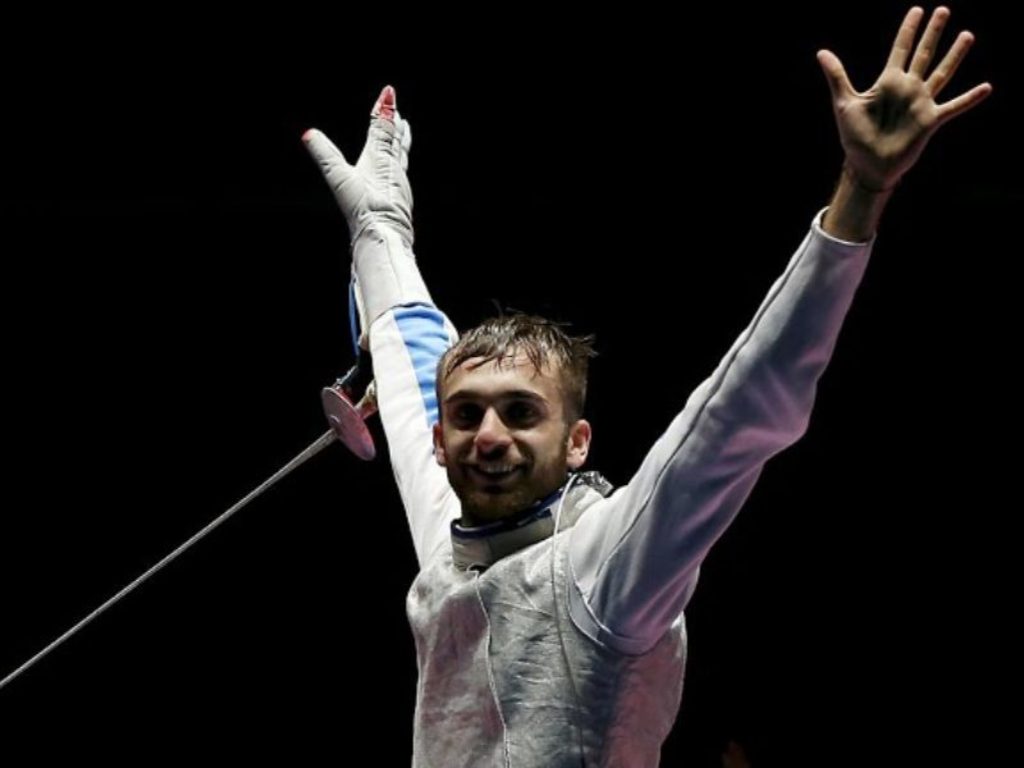 Daniele Garozzo, medaglia d'oro nel fioretto alle Olimpiadi di Rio 2016