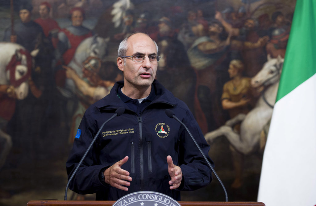 Fabrizio Curcio torna alla guida della Protezione Civile