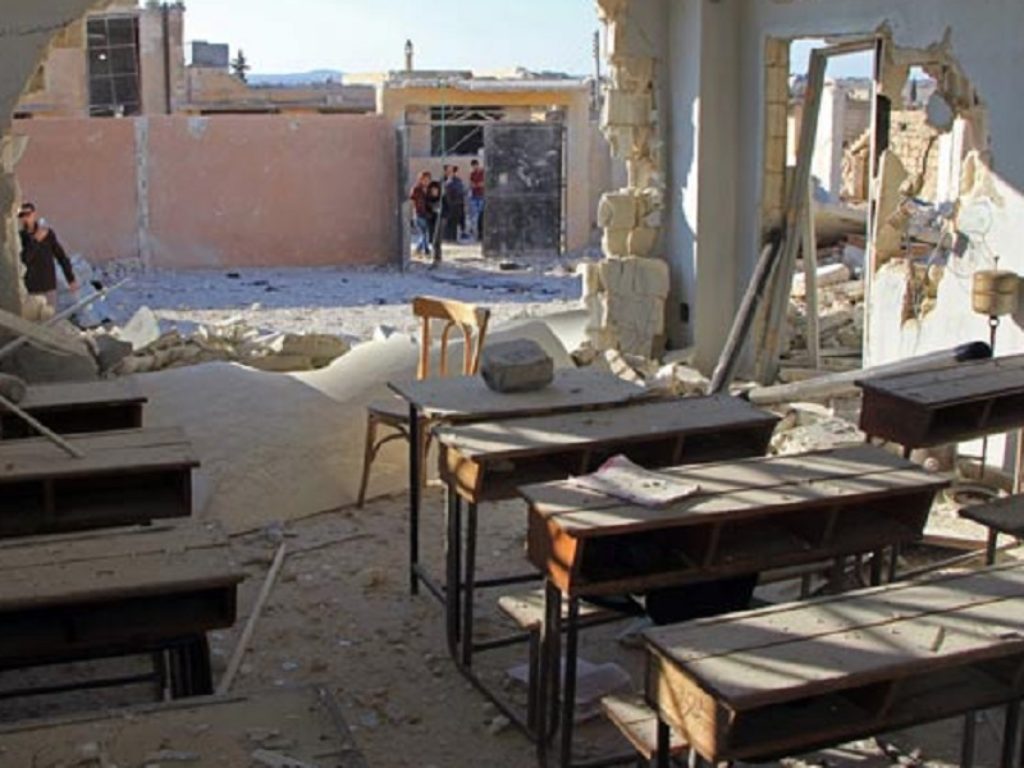 Contro ogni aspettativa, 4,9 milioni di bambini in Siria continuano ad avere accesso all’istruzione nonostante una guerra lunga oltre sette anni, violenze e sfollamento