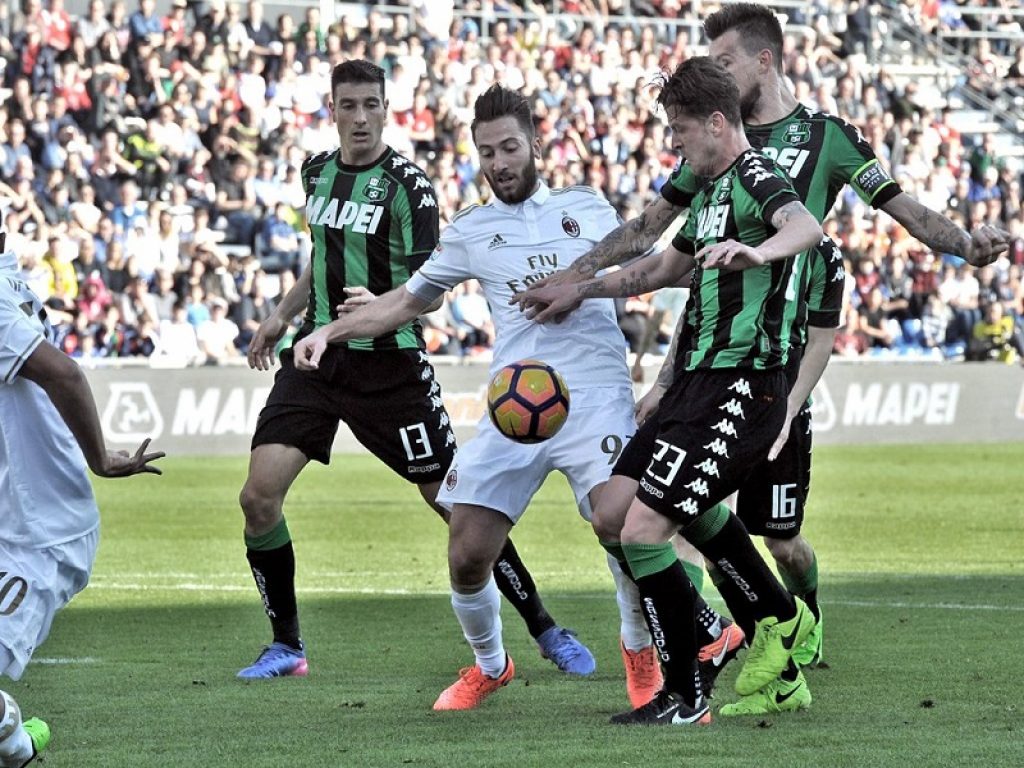 sassuolo milan serie a