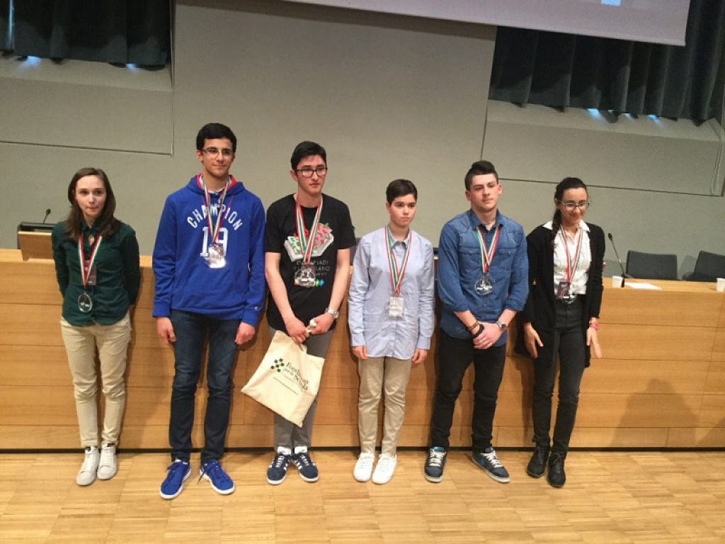 premiazione olimpiadi italiano 2017