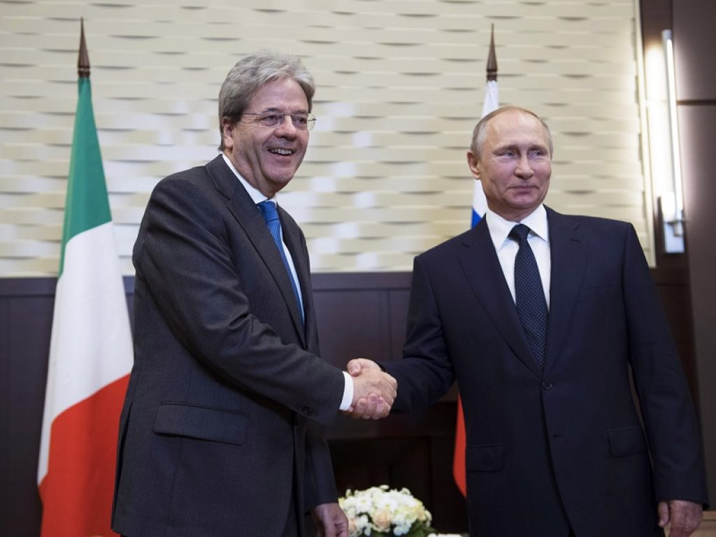 gentiloni putin sochi incontro italia russia