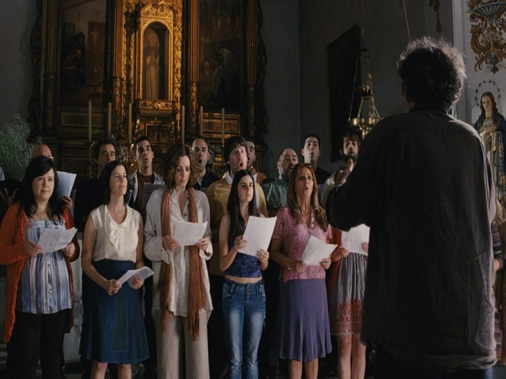 Due uomini, quattro donne e una mucca depressa'