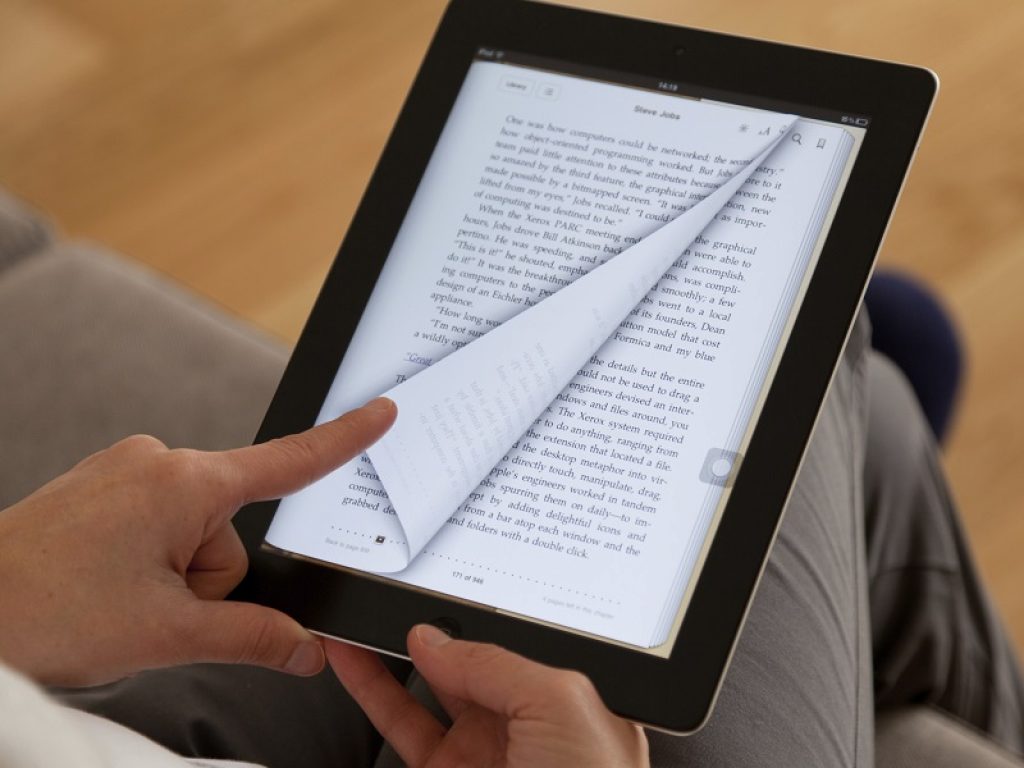 e-book lettura tablet