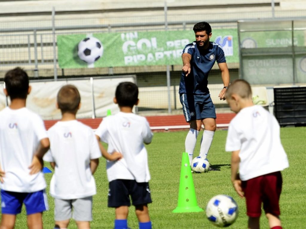 camp inter marche terremoto calcio giovani