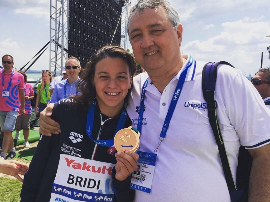 arianna bridi mondiali nuoto ungheria bronzo fondo