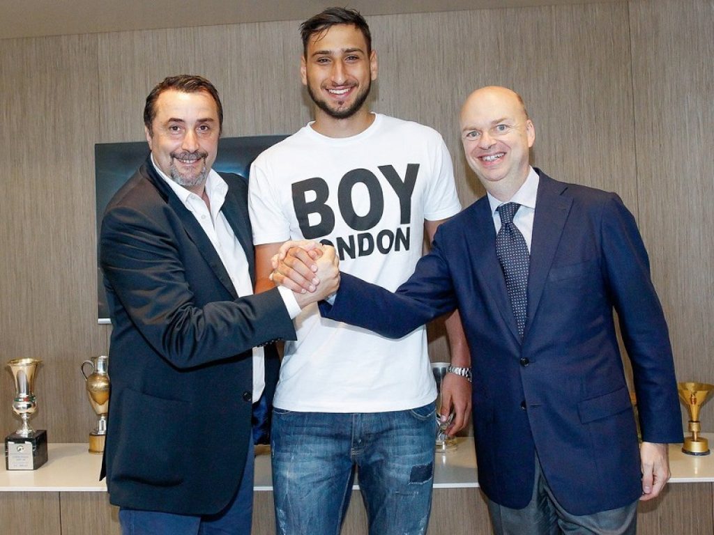 gigio donnarumma mirabelli fassone rinnovo casa milan firma