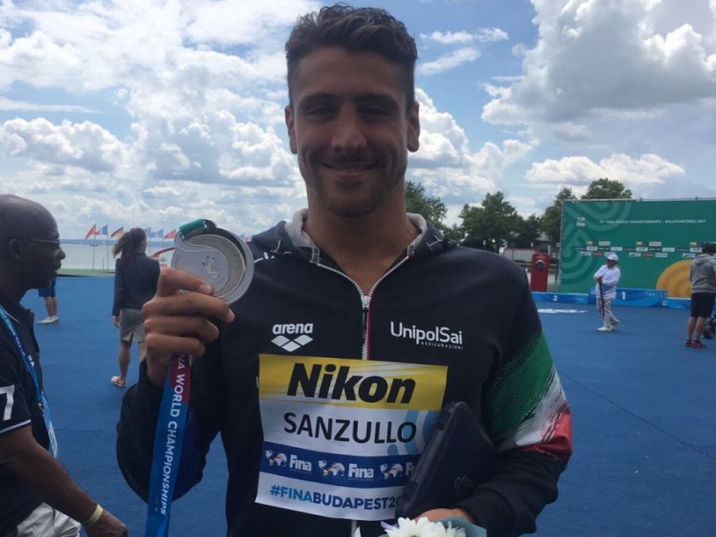 sanzullo mondiali nuoto ungheria argento
