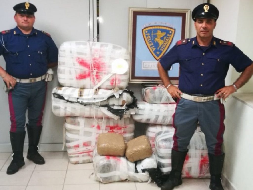 sequestro droga autostrada frosinone