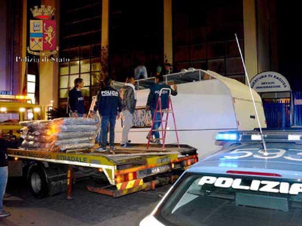 sequestro marijuana ragusa camper polizia