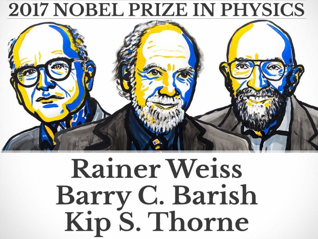 Barry Barish, Kip S. Thorne e Rainer Weiss: sono i tre vincitori del Premio Nobel per la fisica 2017