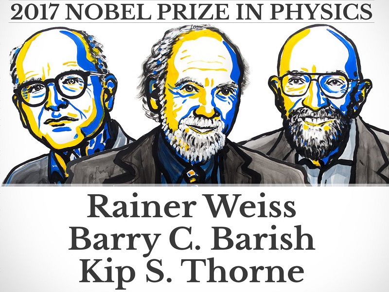 Barry Barish, Kip S. Thorne e Rainer Weiss: sono i tre vincitori del Premio Nobel per la fisica 2017