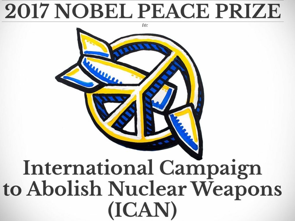 premio nobel per la pace 2017 inac abolizione armi nucleari