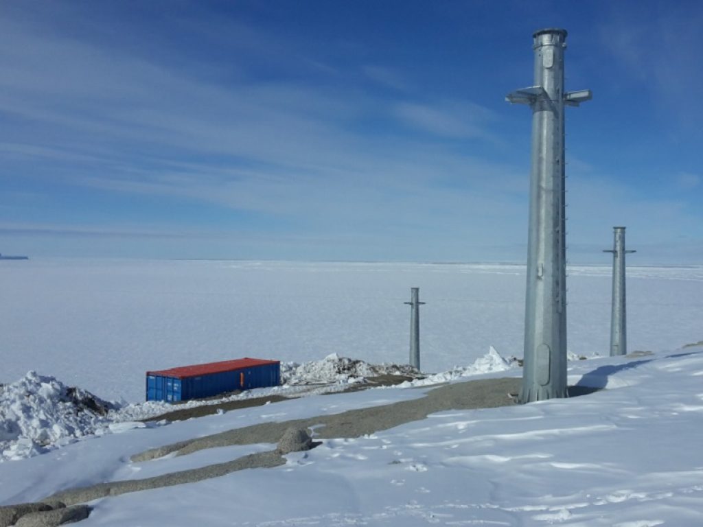 Impianto eolico sede antartica ENEA Base Mario Zucchelli
