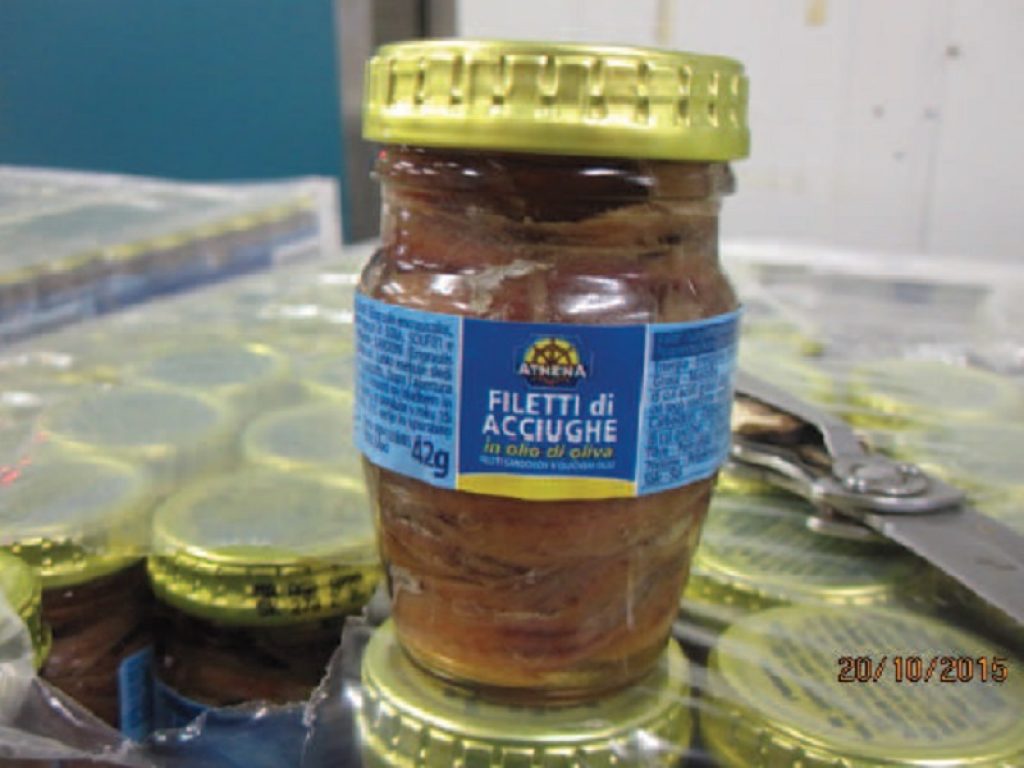 acciughe eurospin richiamo rischio chimico istamina