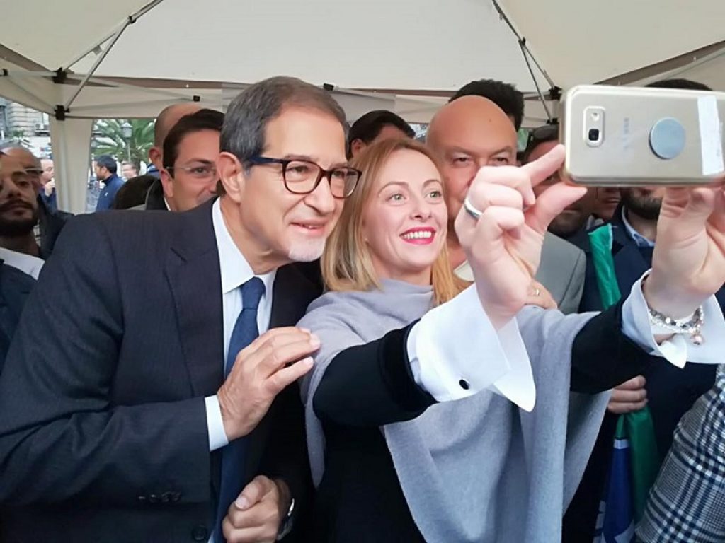 regionali sicilia centrodestra musumeci meloni salvini berlusconi