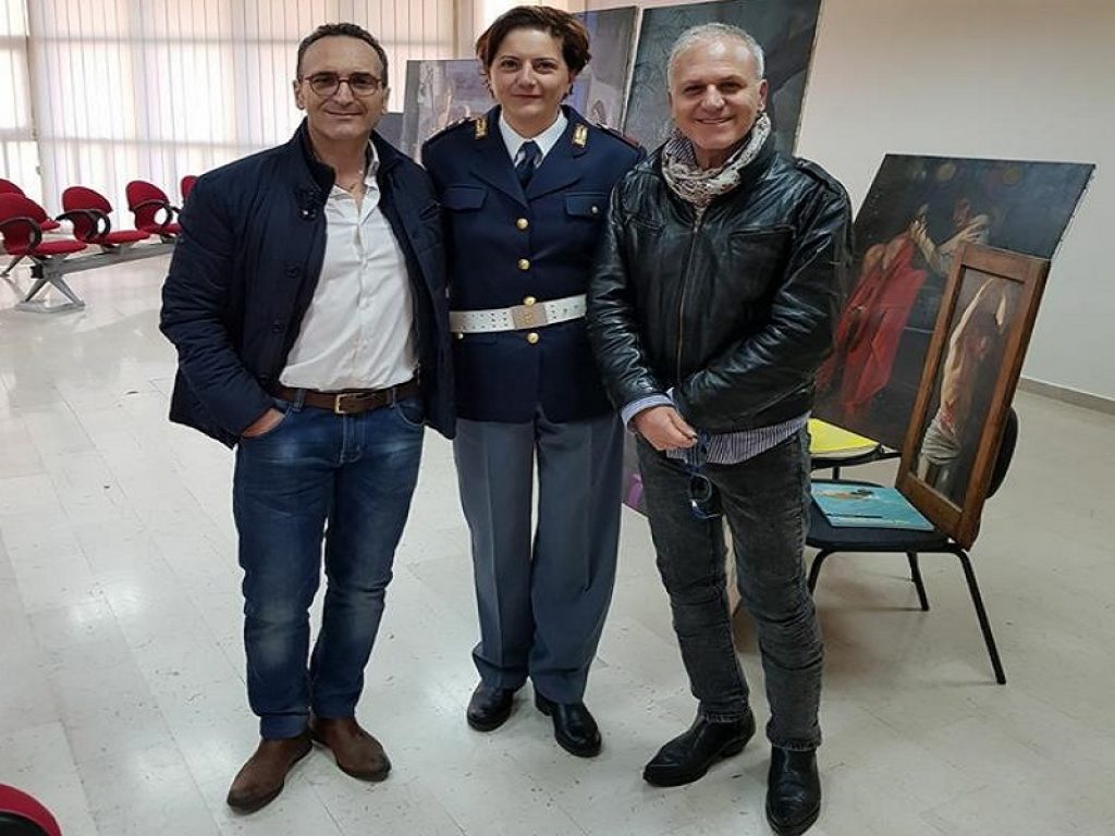 quadri mario ferrante rubati 1994 ritrovamento polizia garage benevento