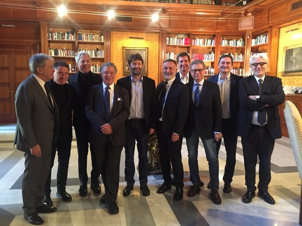 Il Direttore artistico di Sanremo, Claudio Baglioni, ha presentato al ministro Franceschini i contenuti della 68ª edizione del Festival