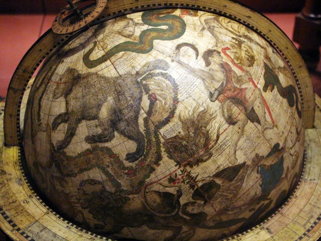 Dal 17 Febbraio alla Biblioteca Nazionale Marciana di Venezia la mostra Vincenzo Coronelli - L'immagine del mondo dedicata al cosmografo: nella foto un globo realizzato dal frate veneziano