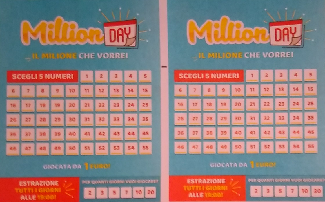 Estrazione Million Day 23 marzo 2024. La combinazione e i numeri vincenti del 23/3/2024, verifica vincite online e archivio estrazioni.
