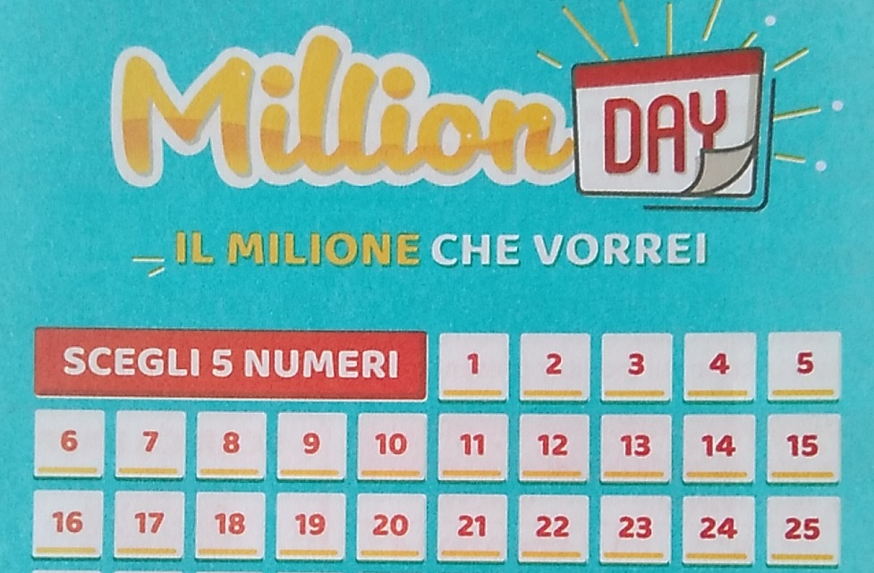 Estrazione Million Day 2 aprile 2024. La combinazione e i numeri vincenti del 2/4/2024, verifica vincite online e archivio estrazioni.