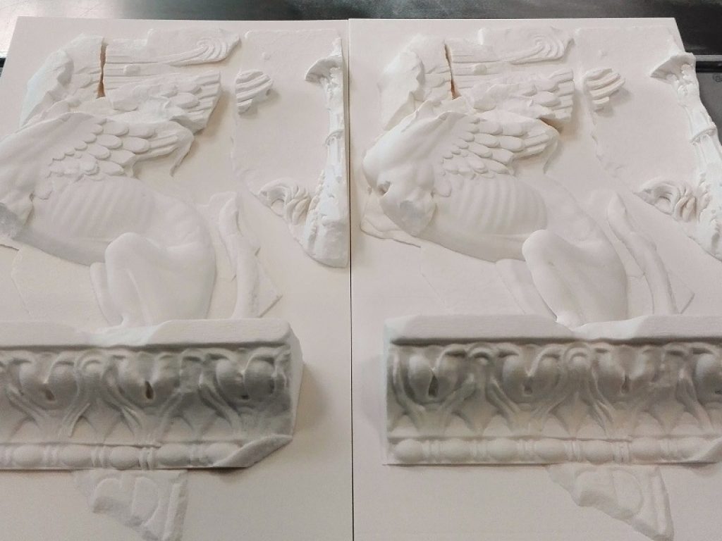 Partendo da alcuni frammenti, ENEA ha ricostruito in 3D il Fregio delle Sfingi che decorava la Basilica Ulpia nell’antica Roma. La stampa sarà esposta fino al 18 settembre al Museo dei Fori Imperiali