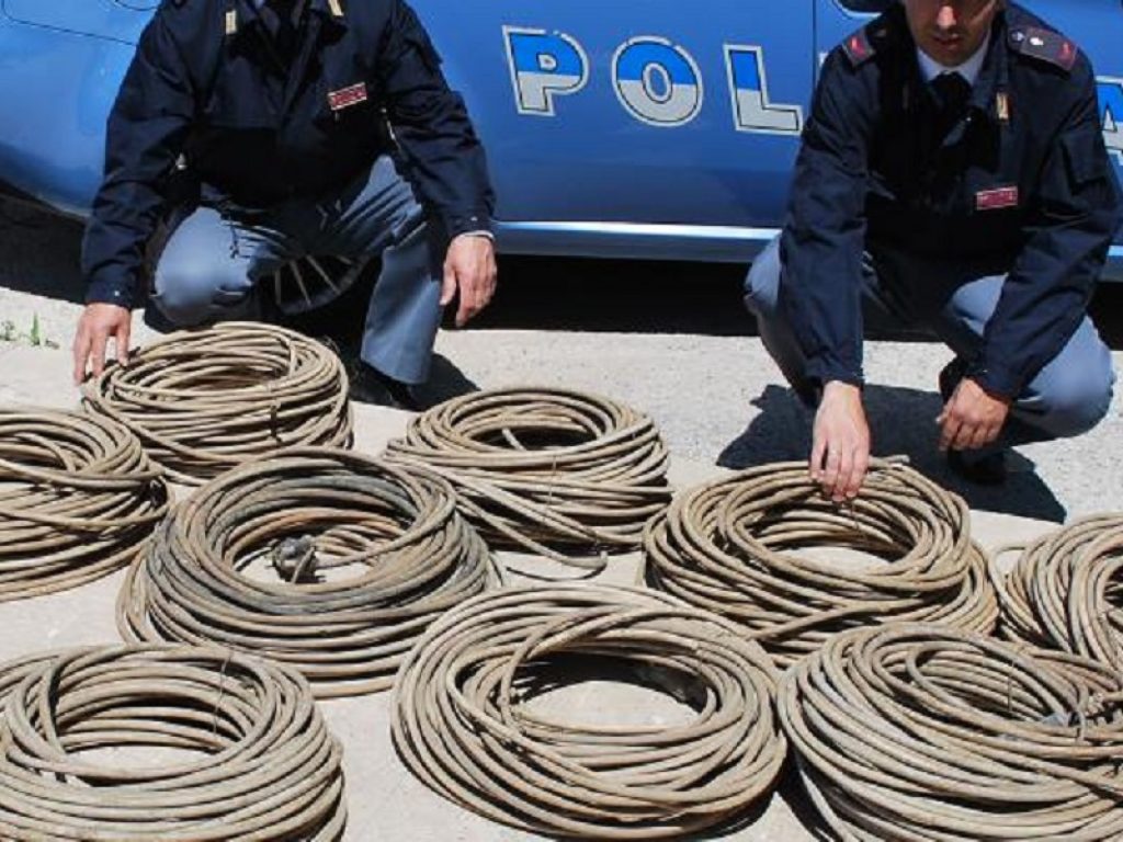 Il 2017 ha fatto registrare una diminuzione, a livello nazionale, del 14,8% dei furti di rame, mentre risulta un incremento del 2,7% di persone denunciate e arrestate