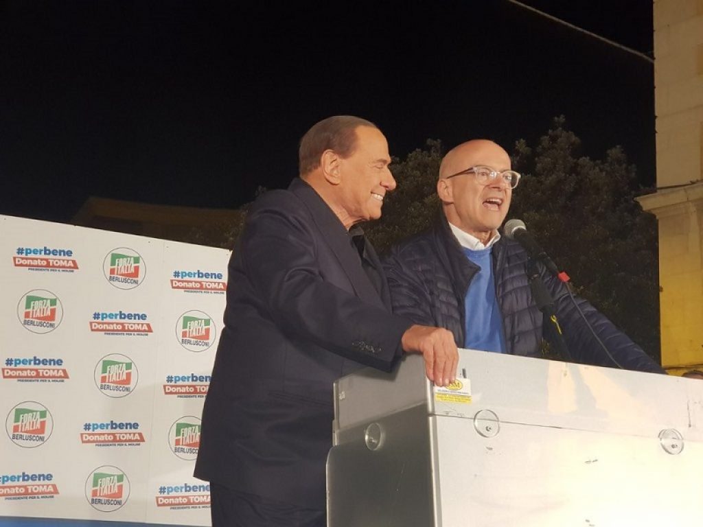 La coalizione di centrodestra vince le elezioni regionali in Molise con Donato Toma che sarà il nuovo governatore. Il Movimento 5 stelle con Greco staccato di cinque punti