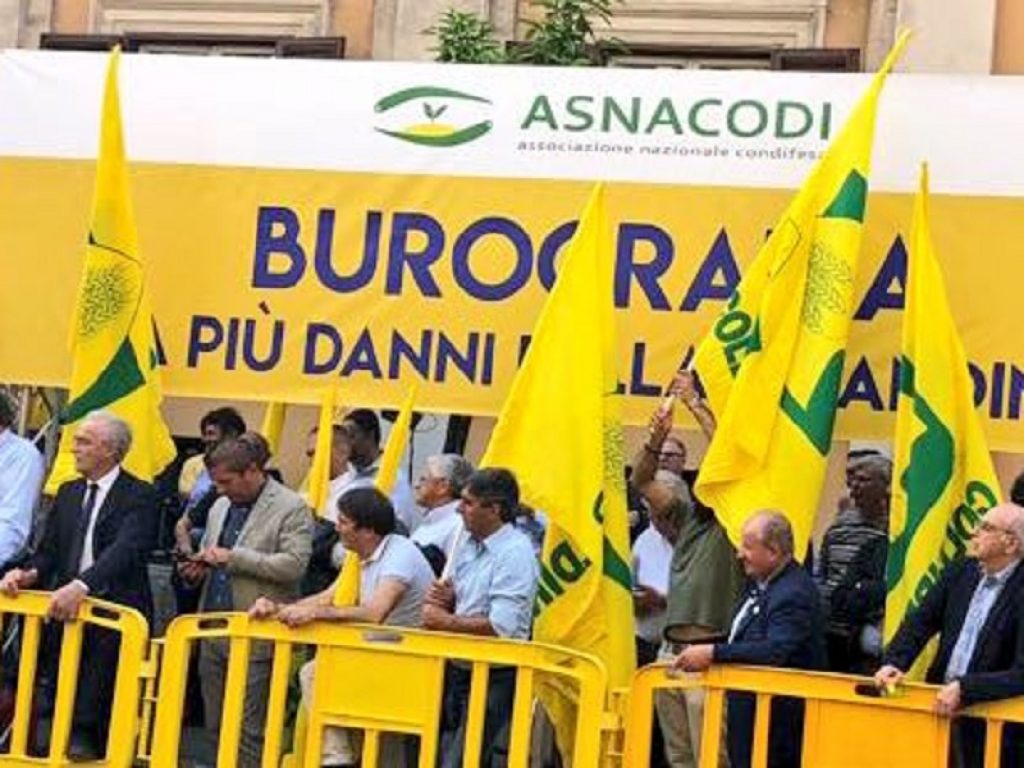 Stato debitore verso gli agricoltori di mezzo miliardo per il mancato versamento dei contribuiti per le assicurazione contro calamità nelle campagne. Coldiretti in piazza a Roma con Asnacodi, appello a Cantone