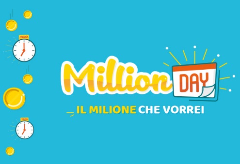 Estrazione Million Day 31 ottobre 2024. La combinazione e i numeri vincenti del 31/10/2024, verifica vincite online e archivio estrazioni.