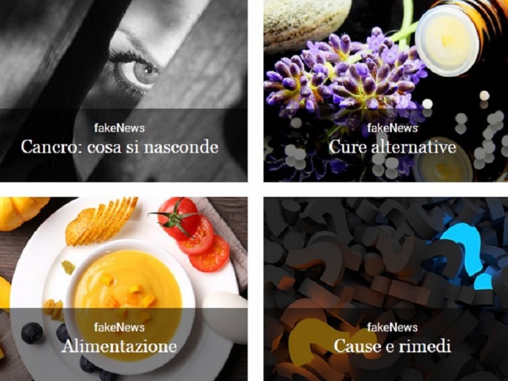 Tumori: nasce il primo portale contro le fake news in oncologia. Sul web quasi 400 bufale sulla dieta, oltre 175 sulle cure alternative e più di 160 sulle cause dei tumori. È online il sito www.tumoremaeveroche.it