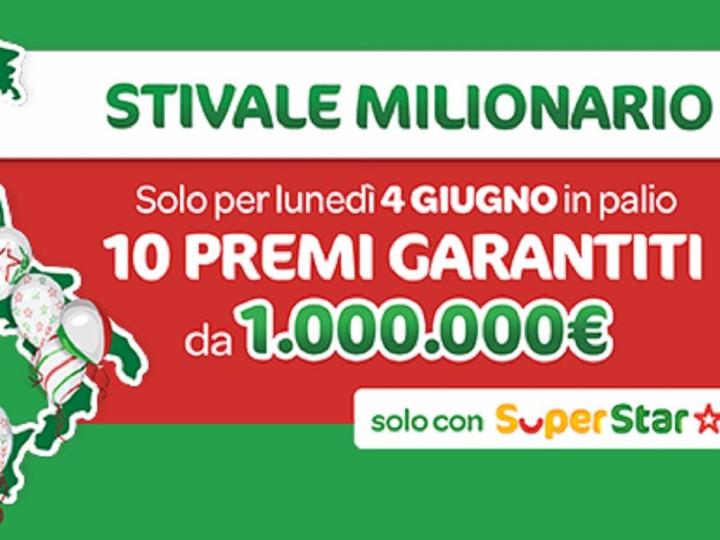Stivale Milionario Superenalotto: estratti i 10 codici vincenti da 1 milione di euro ciascuno. Dove sono state realizzate le 10 vincite