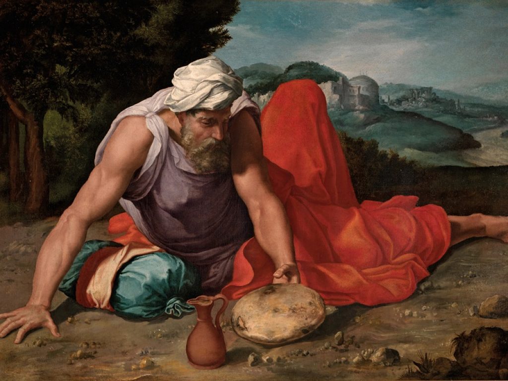 Il dipinto Elia nel deserto di Daniele da Volterra, capolavoro del '500, arricchisce la collezione della Galleria degli Uffizi di Firenze