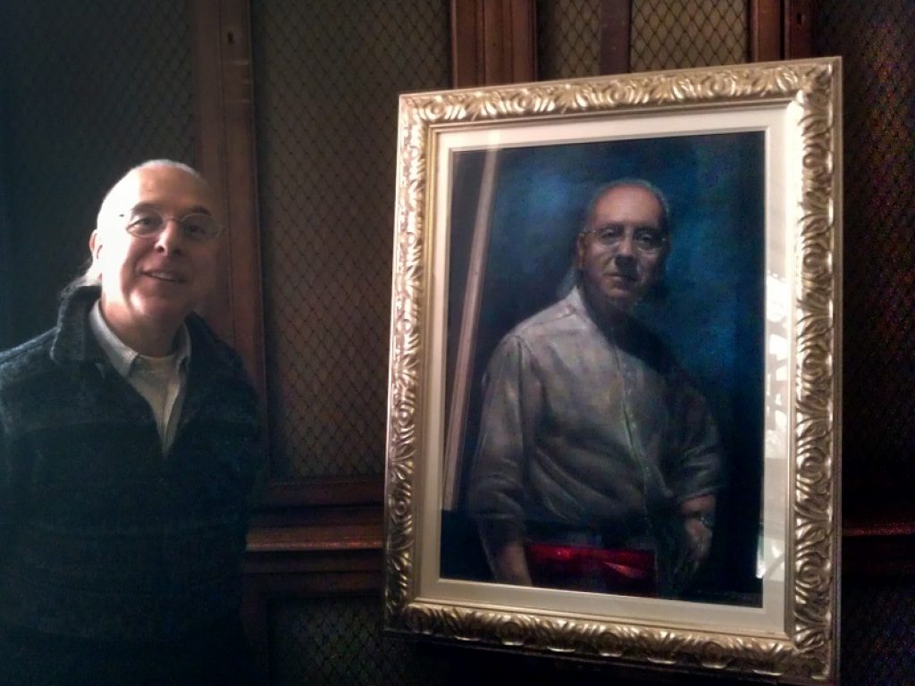 Nelle Sale Monumentali della Biblioteca Nazionale Marciana di Venezia fino al 30 agosto la mostra “Mimmo Alfarone. Quattro ritratti per la Marciana”