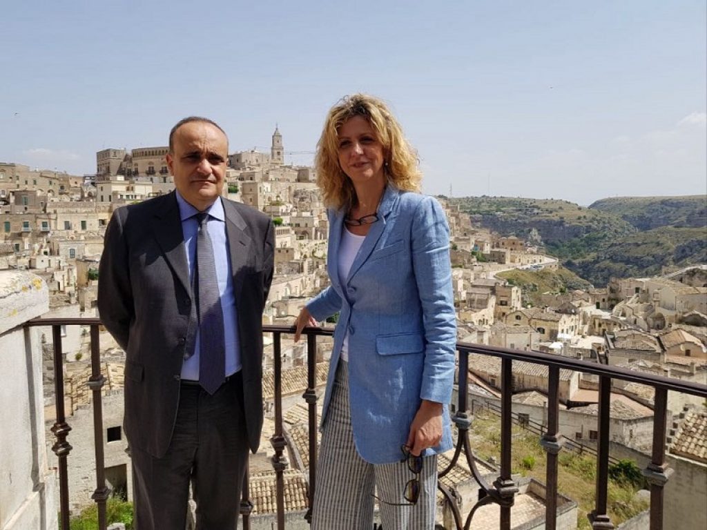 Il Ministro dei Beni Culturali Bonisoli a Matera per verificare l'avanzamento dei lavori della Capitale europea della cultura 2019