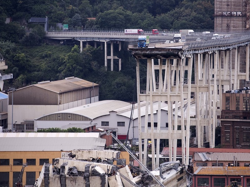 Cinque anni fa il crollo del ponte Morandi