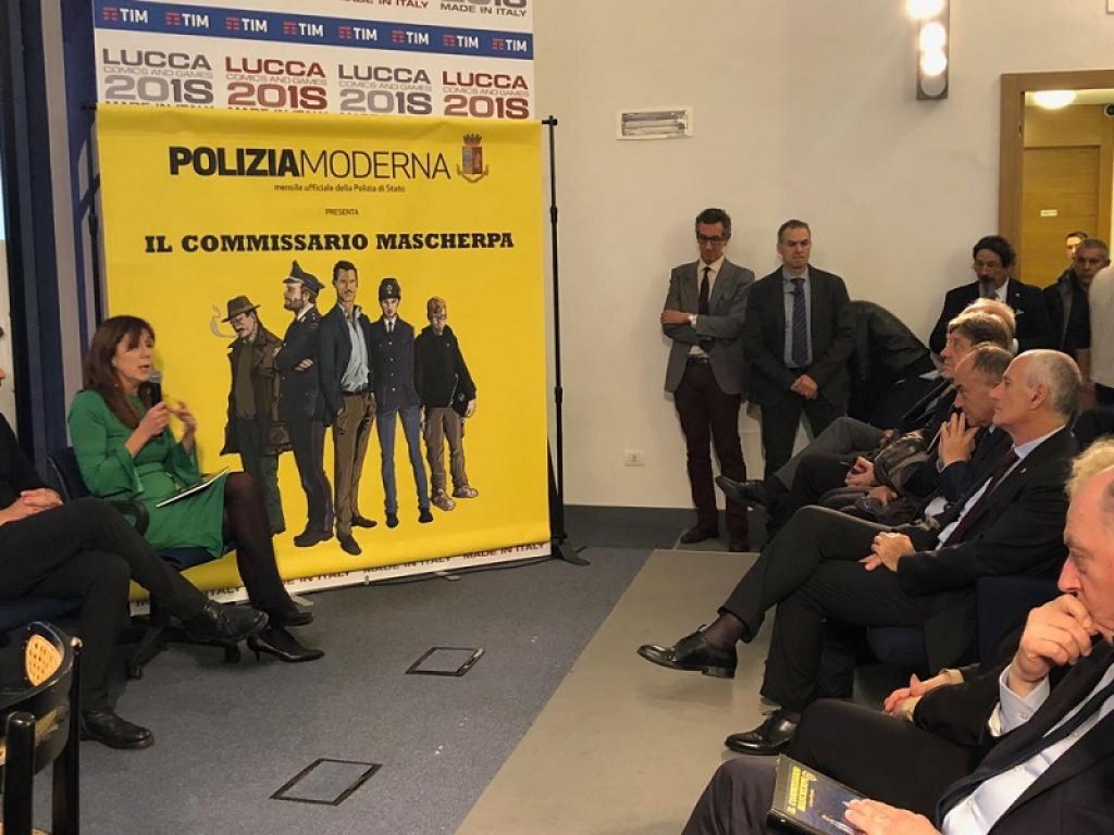 Presentato oggi al Lucca Comics and Games 2018 il primo volume del fumetto della Polizia di Stato con protagonista il Commissario Mascherpa
