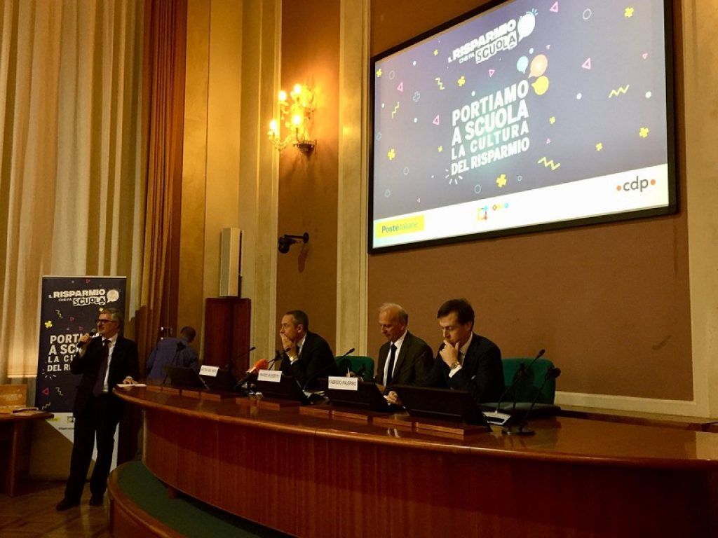 Arriva negli istituti il progetto "Il risparmio che fa Scuola": oltre un milione di studenti coinvolti nell'iniziativa promossa da Poste Italiane e Cassa depositi e prestiti