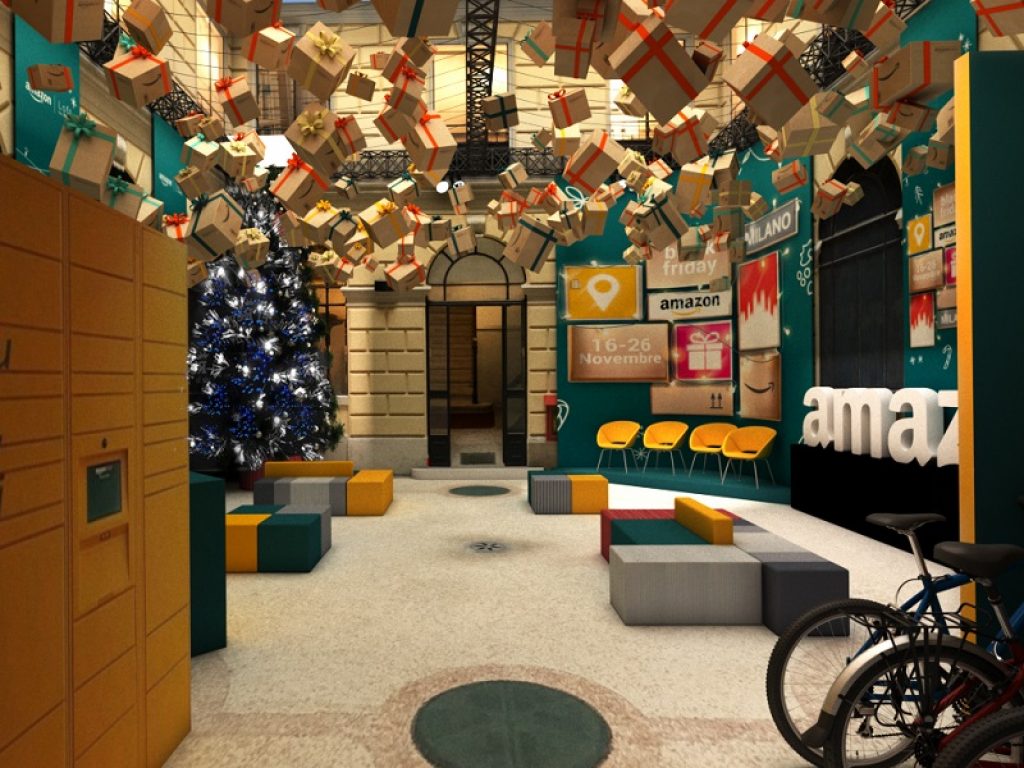 Amazon Xmas San Babila torna dal 27 novembre al 1 dicembre, dalle ore 10:00 alle ore 20:00, in Corso Venezia 2, nel cuore della città di Milano