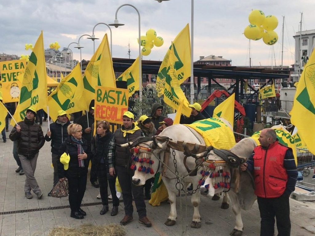 Sfiorano i 100 milioni di euro i danni diretti ed indiretti all’agroalimentare e alla pesca in Liguria causati dal crollo del ponte Morandi a Genova e dal maltempo: pescatori,  agricoltori e allevatori in piazza
