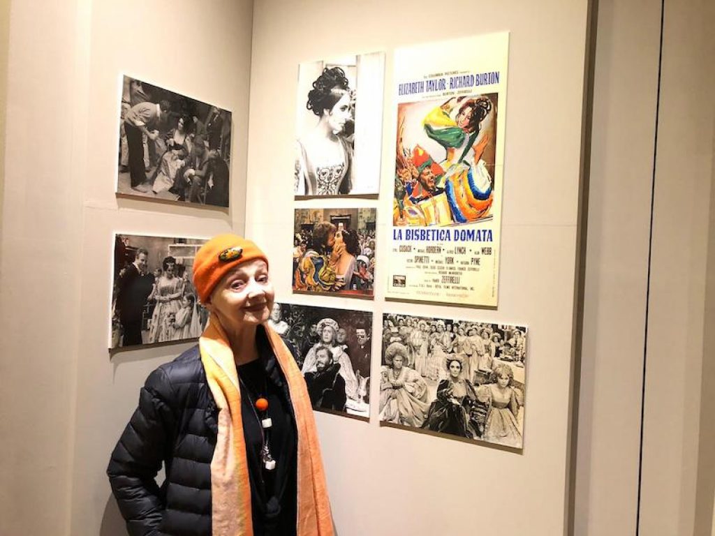 Milena Vukotic visita il museo Zeffirelli a Firenz