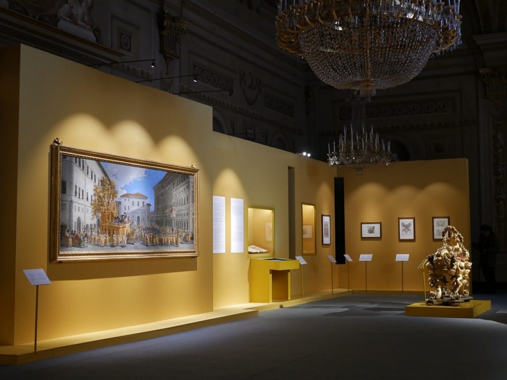 Inaugurata oggi a Palazzo Pitti la mostra Il Carro d'oro di Johann Paul Schor. L'effimero splendore dei carnevali barocchi visitabile fino al 5 maggio