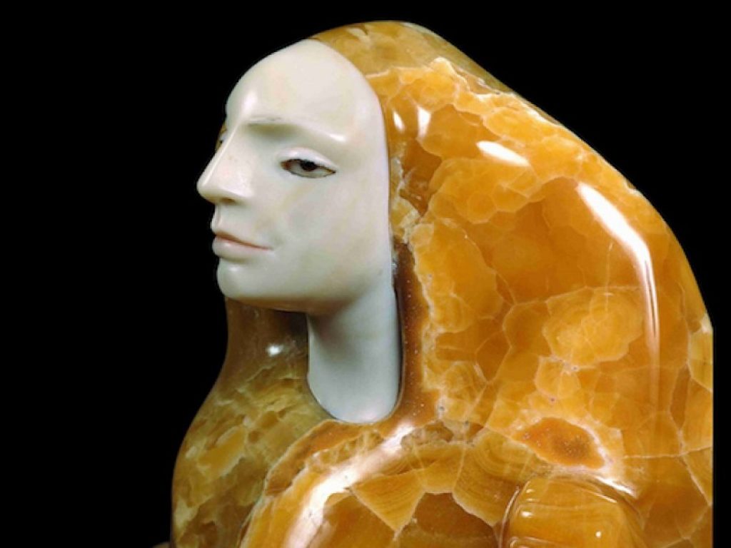 Giuliano Vangi, "Donna e paesaggio", 1982