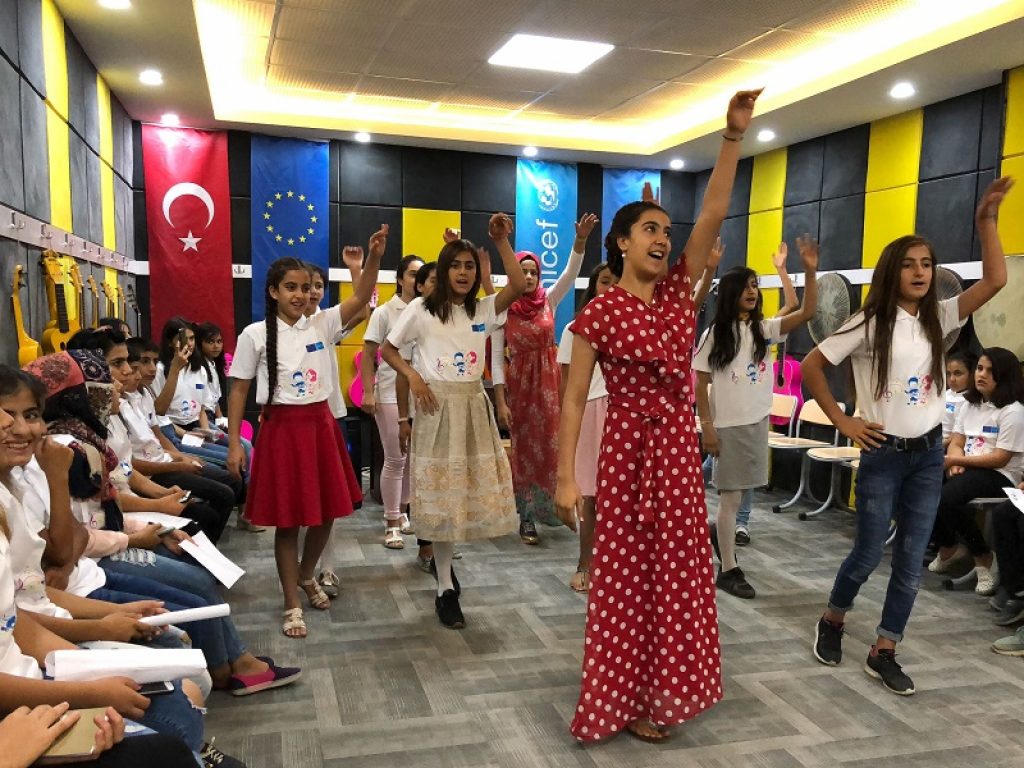 L’UNICEF produce "11", il suo primo album di canzoni per bambini in collaborazione con il celebre musicista Jad Rahbani e l’Unione Europea: canzoni di 40 anni fa riprendono vita cantate dai bambini in Siria e Medio Oriente