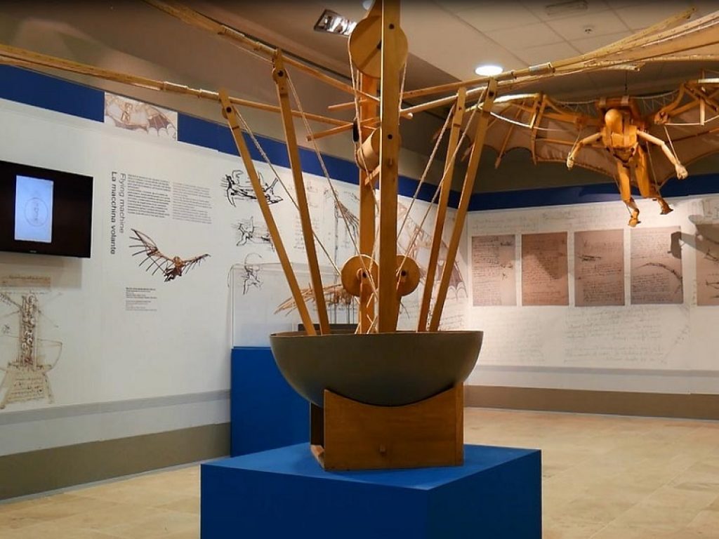 Dal 14 marzo 2019 fino al 24 febbraio 2020 al Museo Civico di Sansepolcro la mostra Leonardo da Vinci: Visions. Le sfide tecnologiche del genio universale