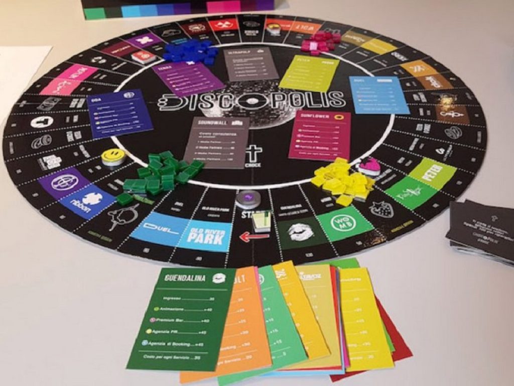 Discopolis, il primo gioco da tavolo delle discoteche