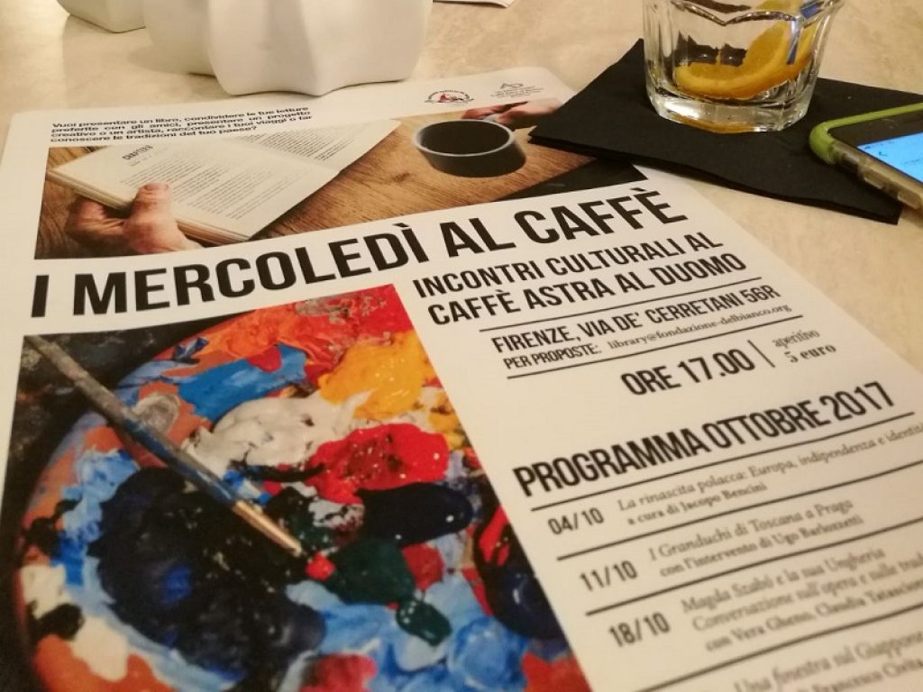 Al Caffè Astra al Duomo incontro con Halina Lorenc Antonangeli: si parlerà del "Gran Tour del Principe Stanislaw Poniatowski"