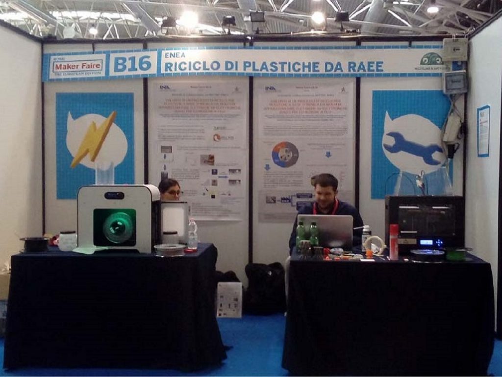 ENEA ha sviluppato un processo per produrre un filo da utilizzare come “toner” delle stampanti 3D sfruttando la plastica presente nei RAEE
