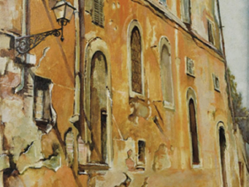 Kunihiko Omori dipinge Firenze. 1995-2018, sarà inaugurata oggi, sabato 25 maggio alle 18.00 nei locali della galleria Velona Antichità