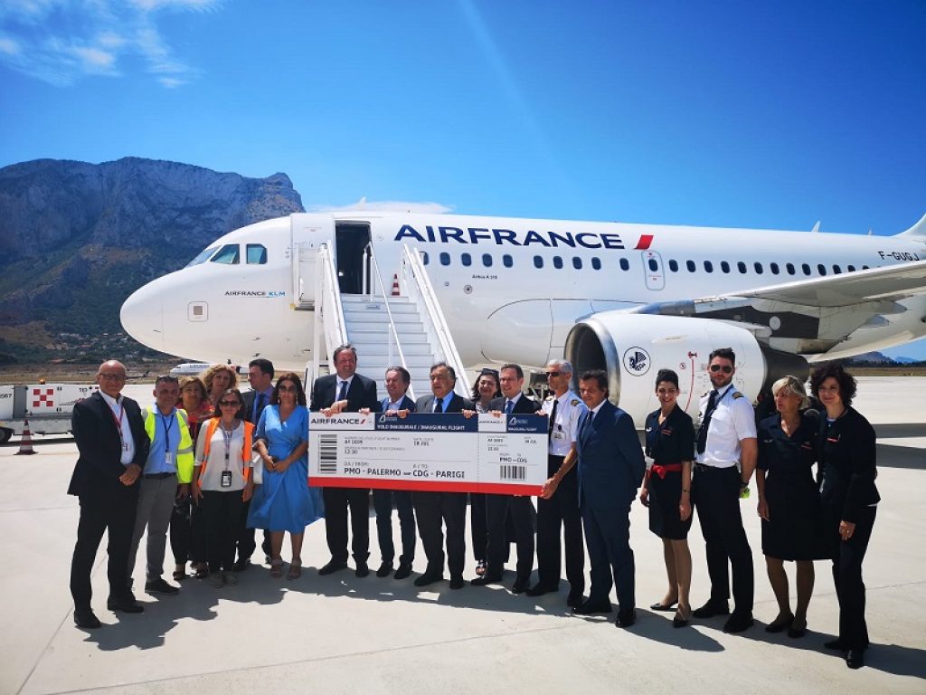 Dopo 25 anni Air France torna a collegare Palermo a Parigi con quattro voli settimanali operativi fino al 1° settembre. Più di 5.700 i biglietti già venduti